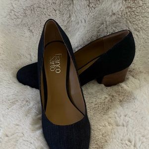 Franco Sarto Denim Pumps..NWOT